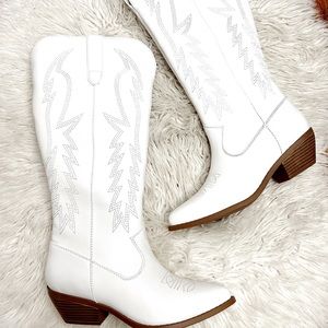 White Cowboy Boots